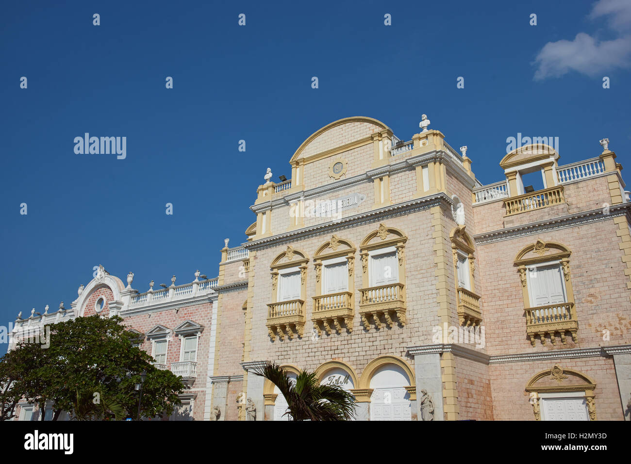 Théâtre Heredia dans Cartagena de Indias Banque D'Images