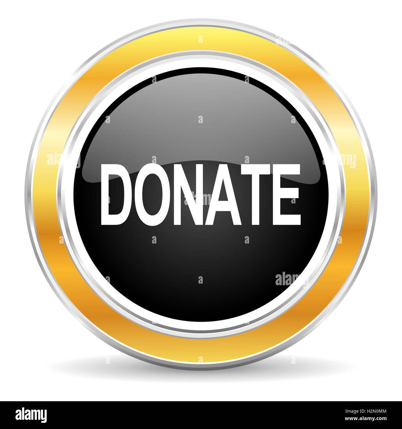 faire un don d’icône Banque D'Images