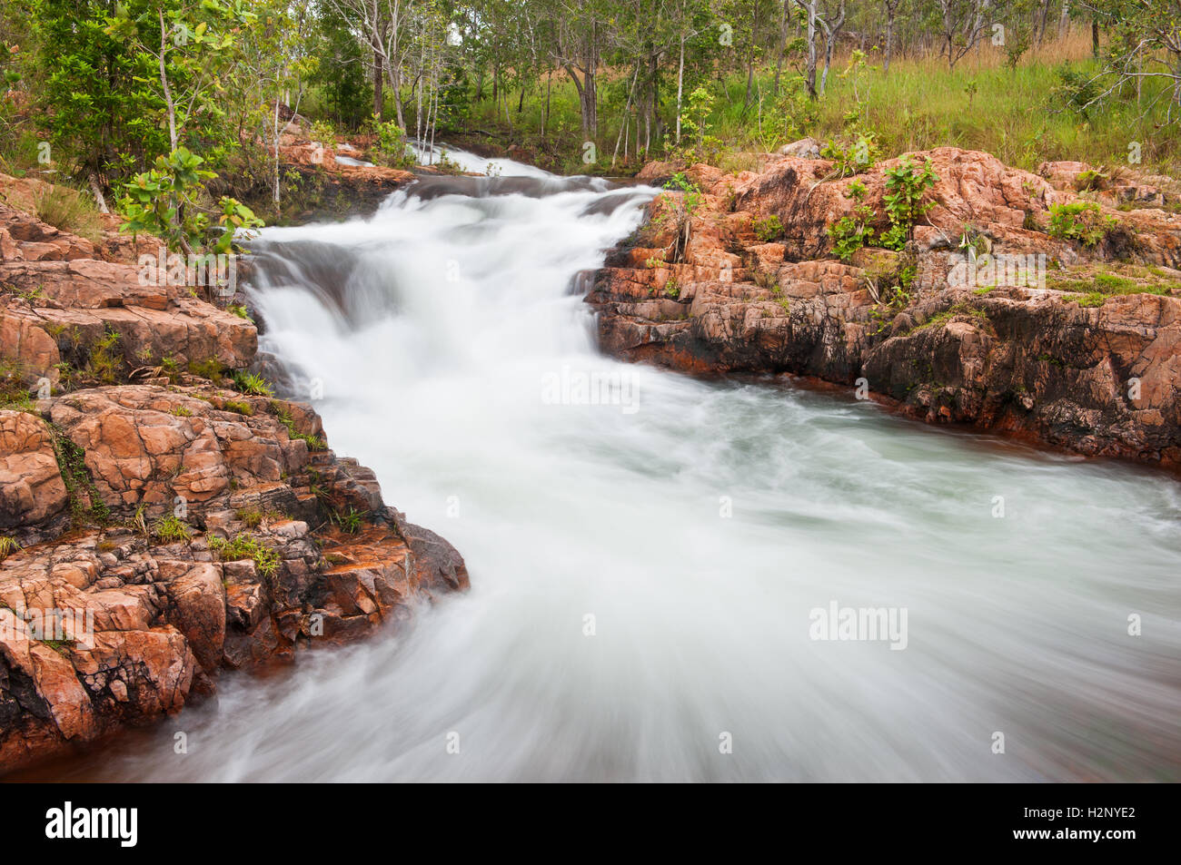Buley Rockholes dans le Litchfield National Park. Banque D'Images