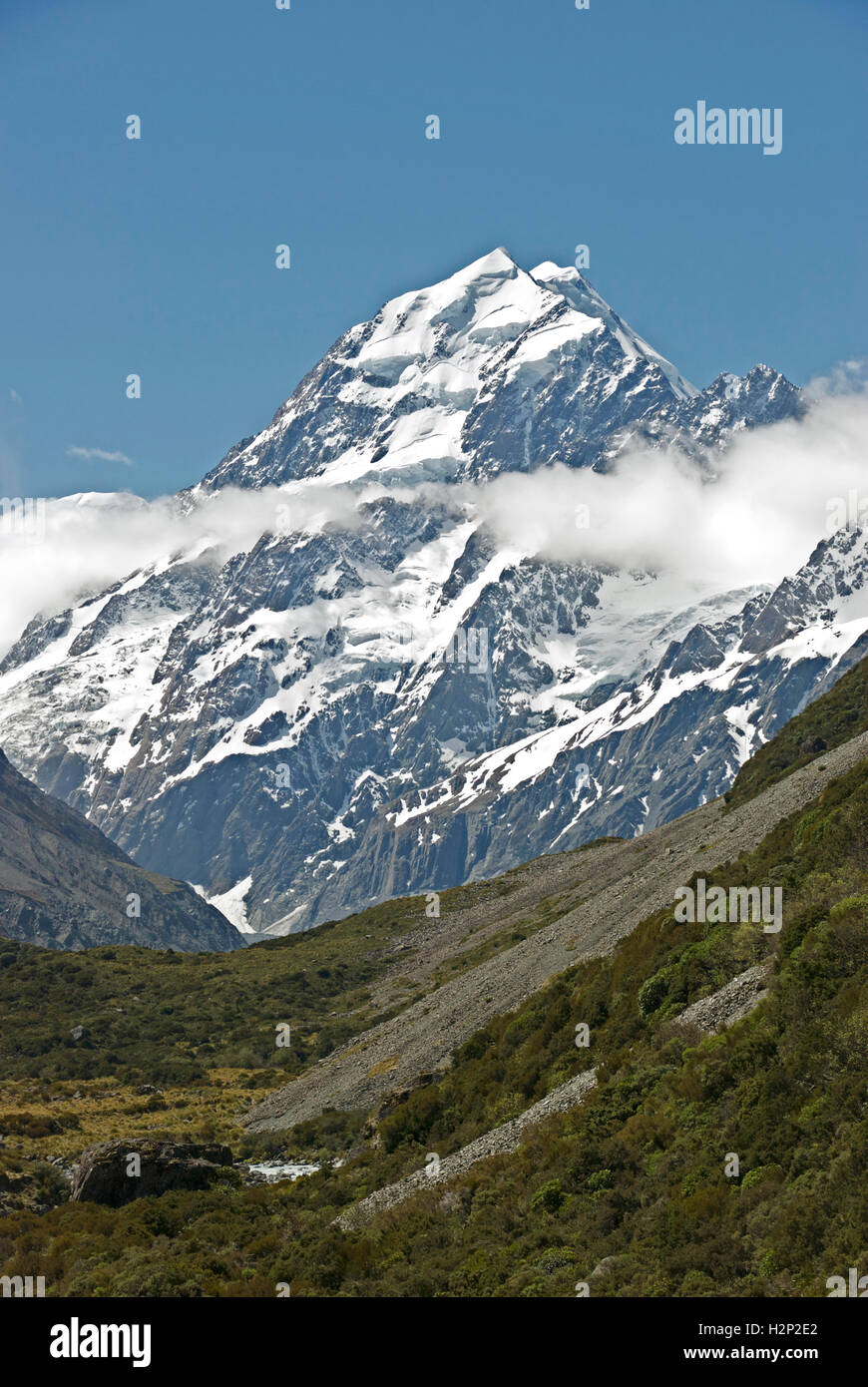 Photo Libre De Droit De Route Vers Le Mont Cook La Plus