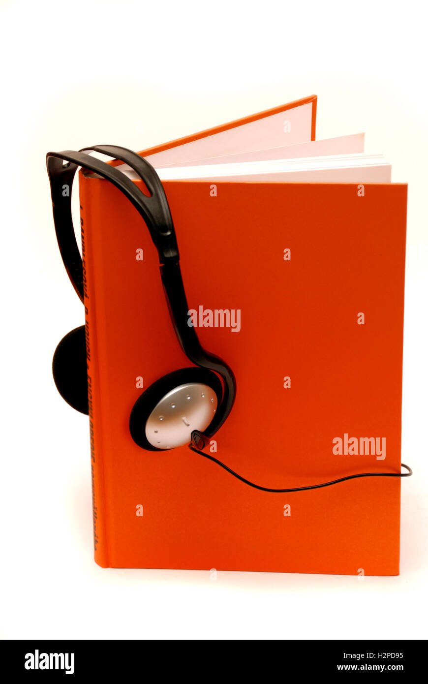 Concept de livre audio Banque D'Images