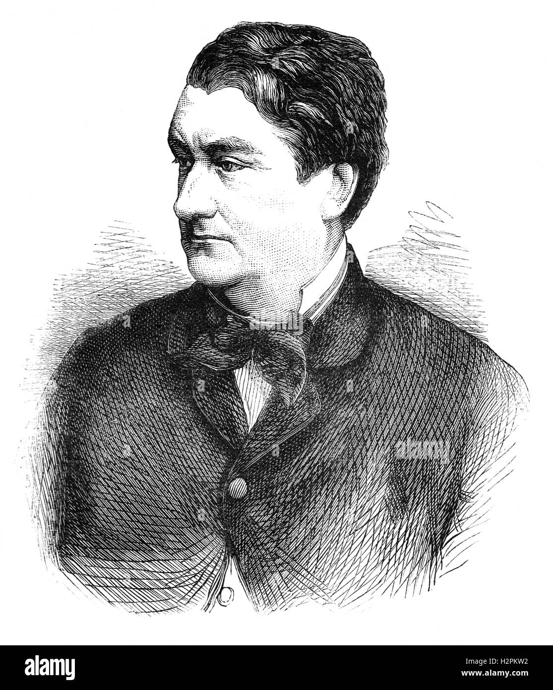 Richard Southwell Bourke, (1822 - 1872), le titre de Lord Naas, était un membre du parti conservateur britannique à partir de Dublin, Irlande. Il a été trois fois nommé secrétaire en chef pour l'Irlande - en 1852, 1858 et 1866 - et en 1869, il est devenu le quatrième vice-roi de l'Inde. Banque D'Images