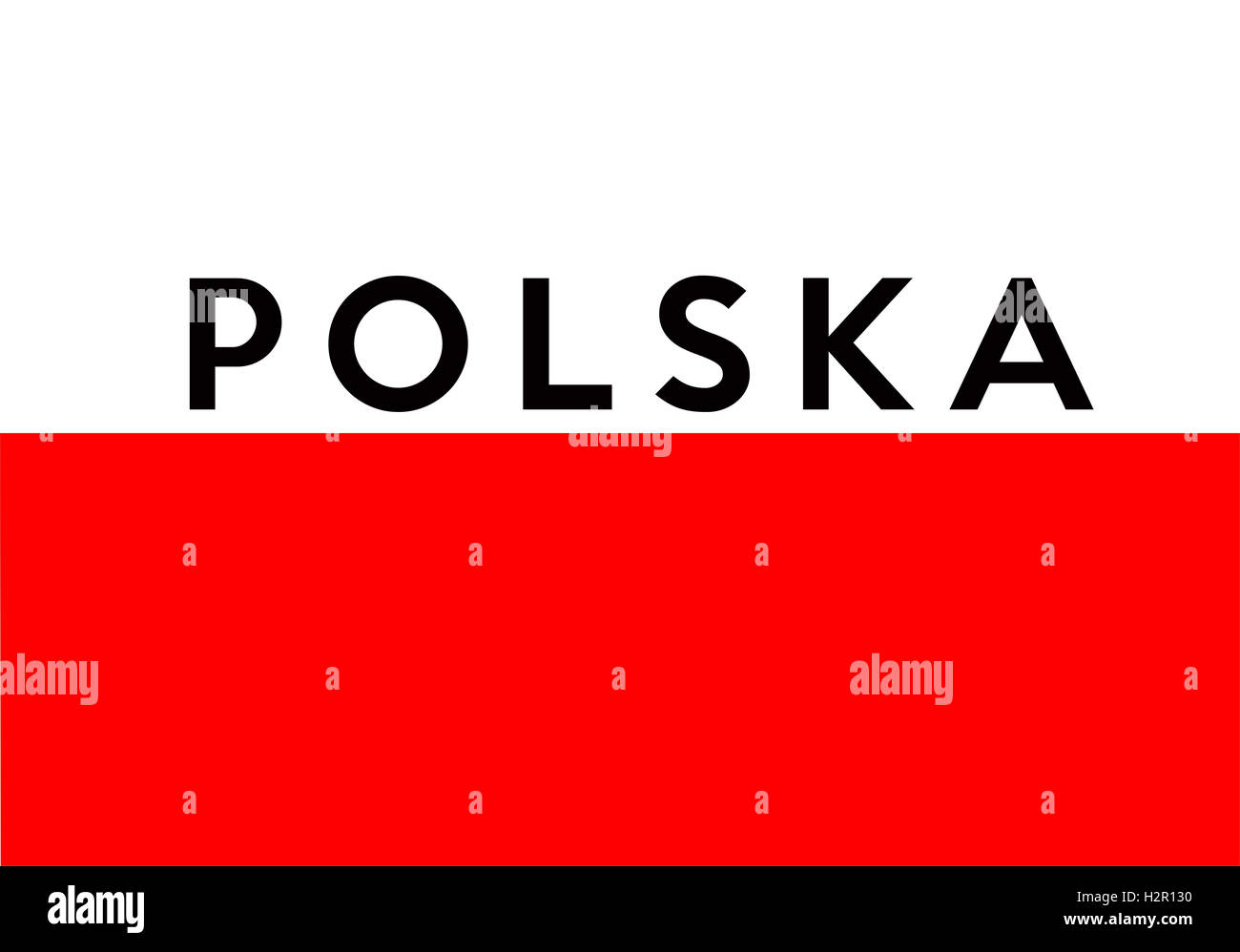 drapeau de la Pologne Banque D'Images