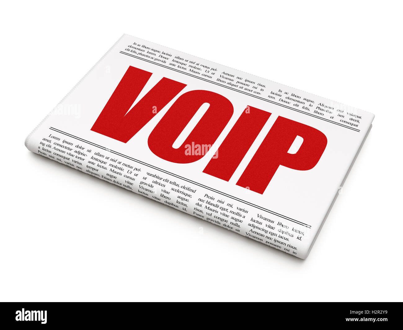 Développement Web concept : VOIP manchette Banque D'Images