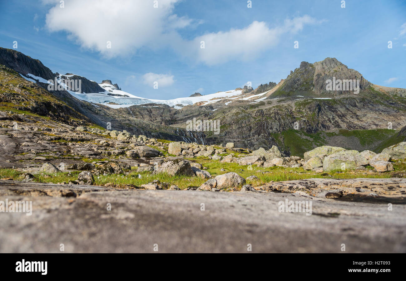 Des paysages de montagne en Norvège Banque D'Images