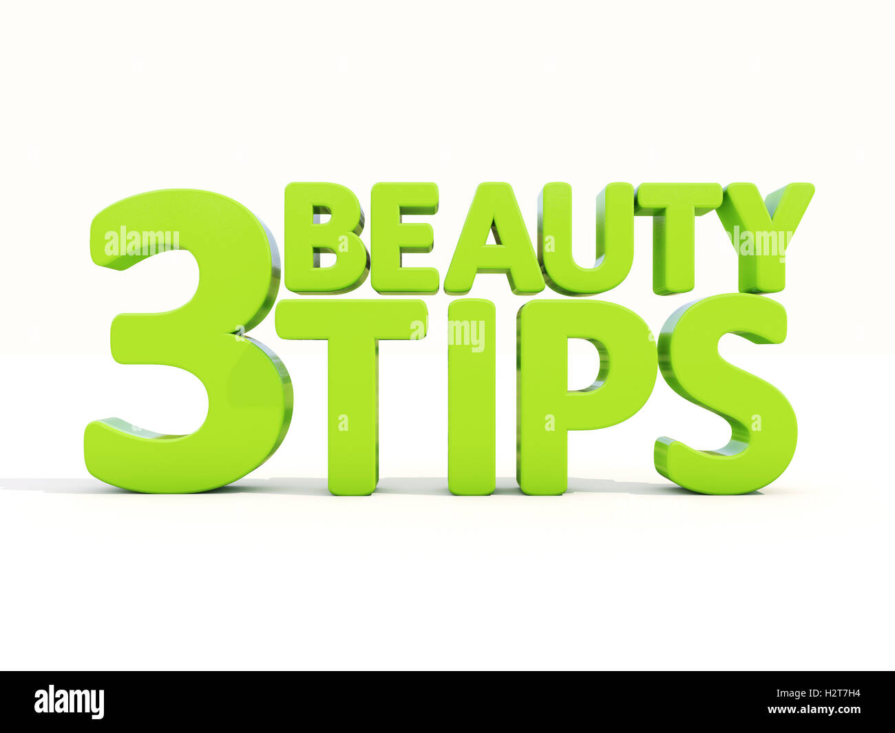 conseils de beauté 3D Banque D'Images