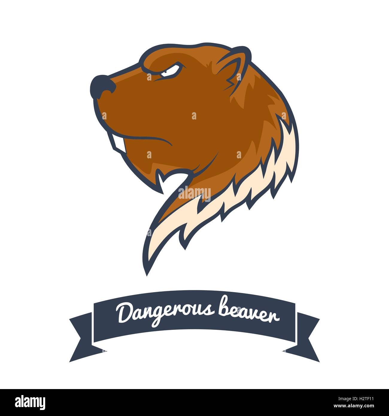 Castor Illustration de Vecteur