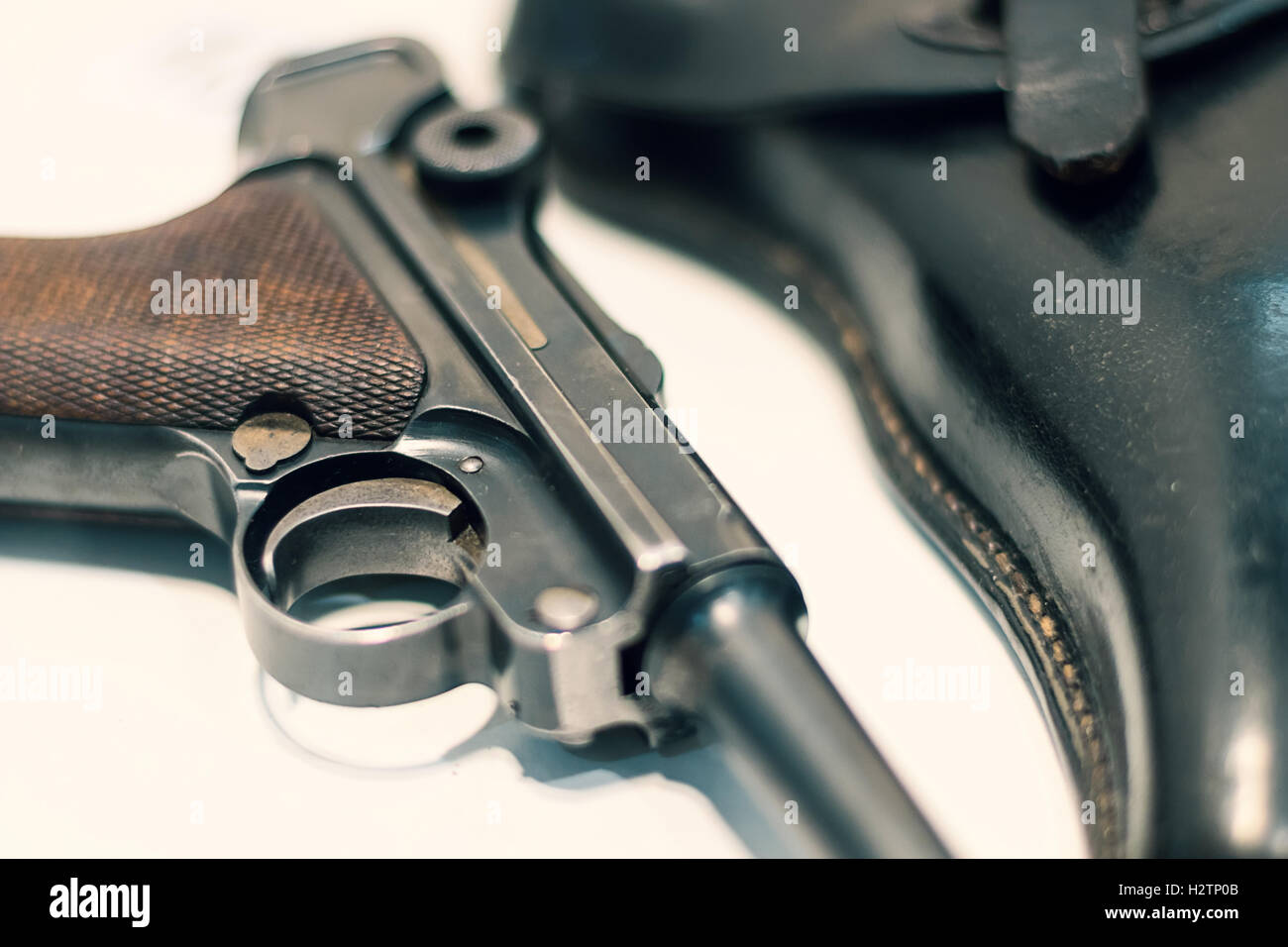 P08 luger Parabellum arme de poing. Banque D'Images