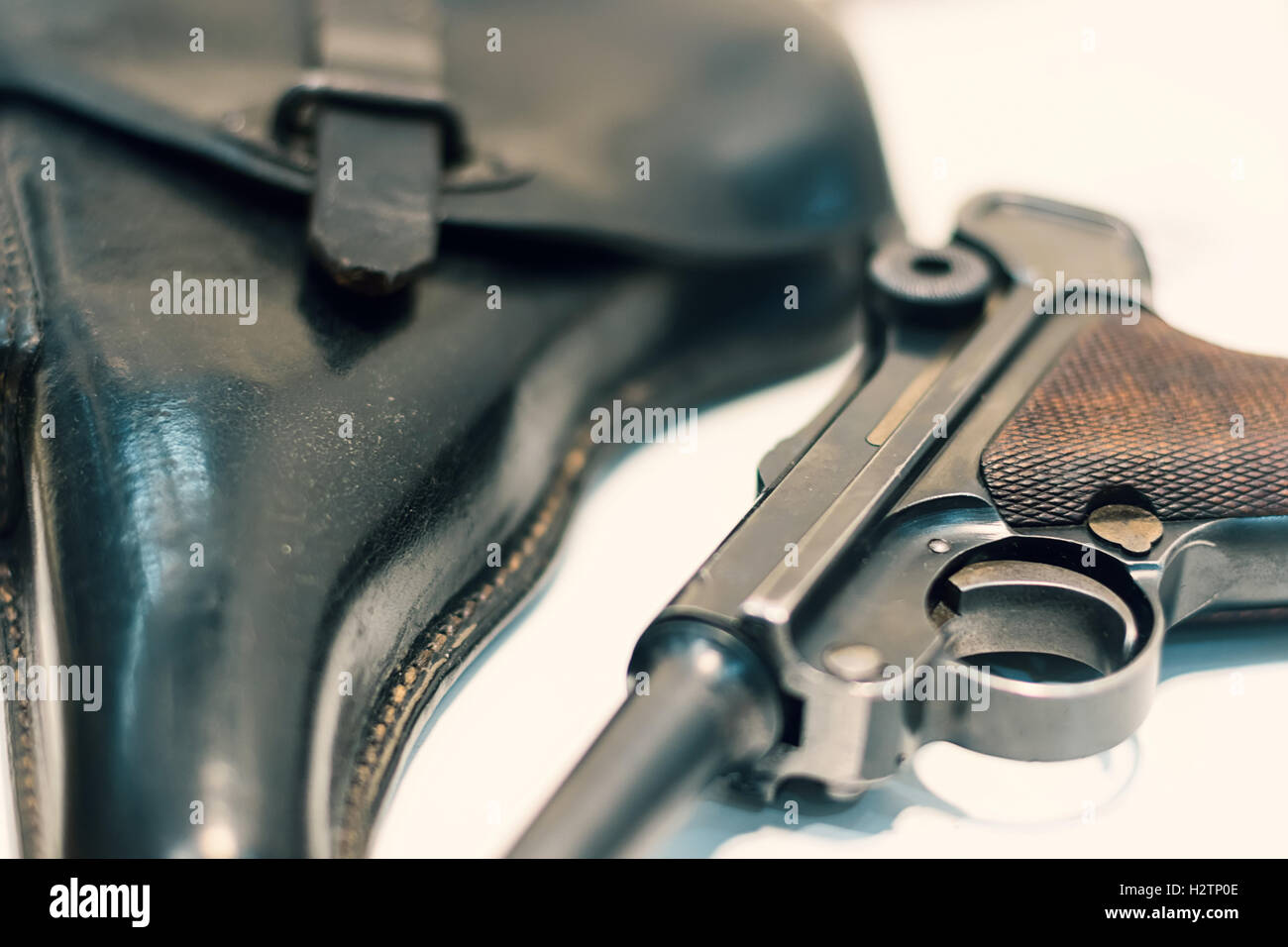 P08 luger Parabellum arme de poing. Banque D'Images