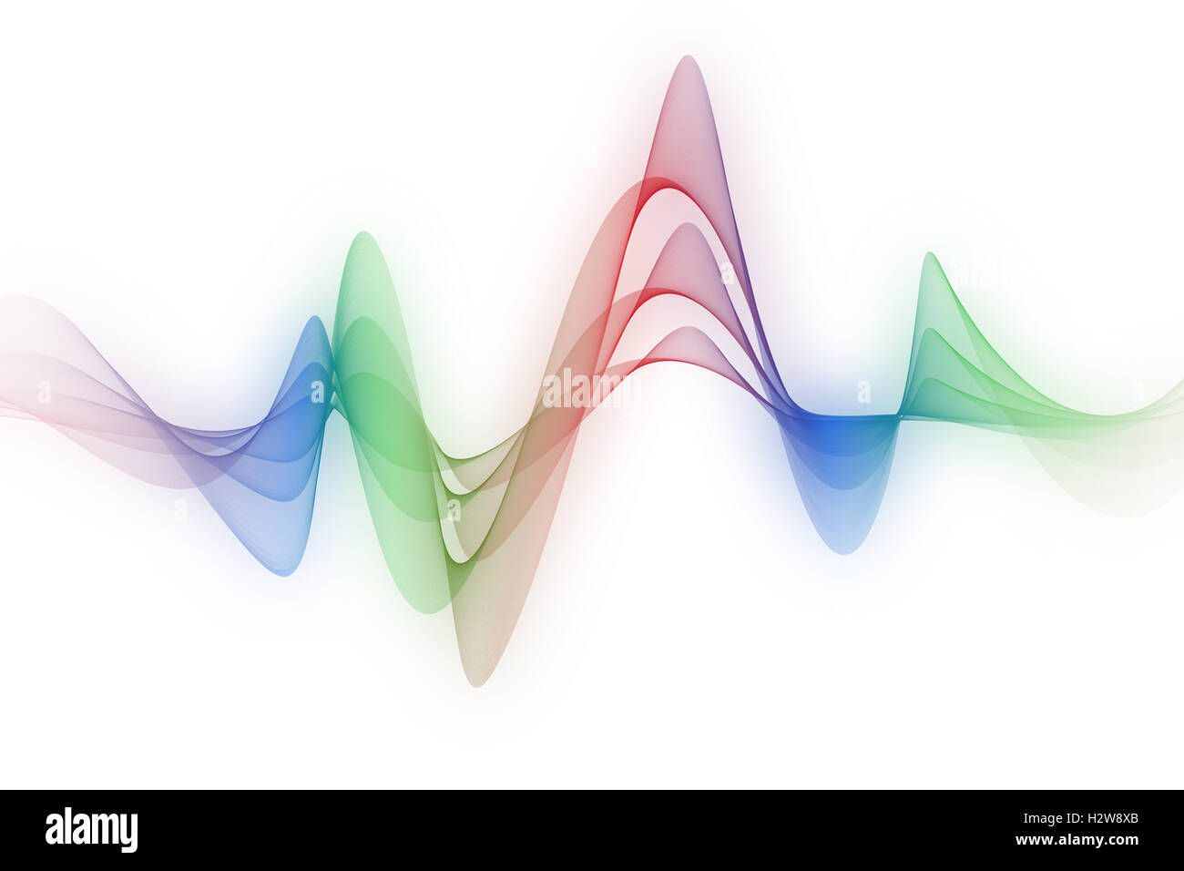 Bon coloré sur fond blanc. Banque D'Images