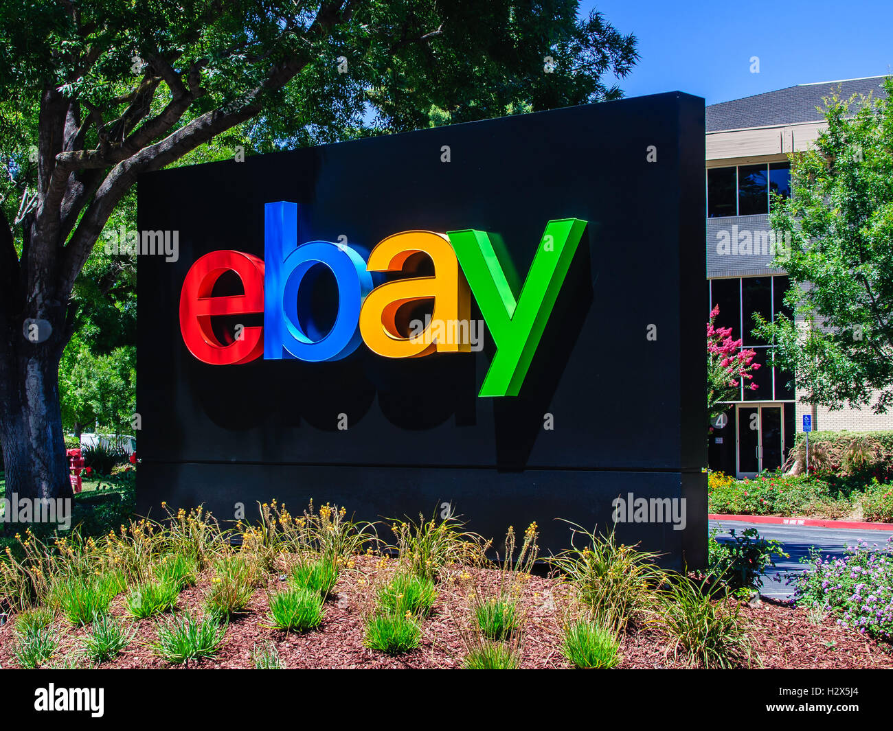 San Jose, CA - Juil 17, 2016 : eBay Inc. AC. eBay Inc. est une entreprise de commerce électronique. Banque D'Images