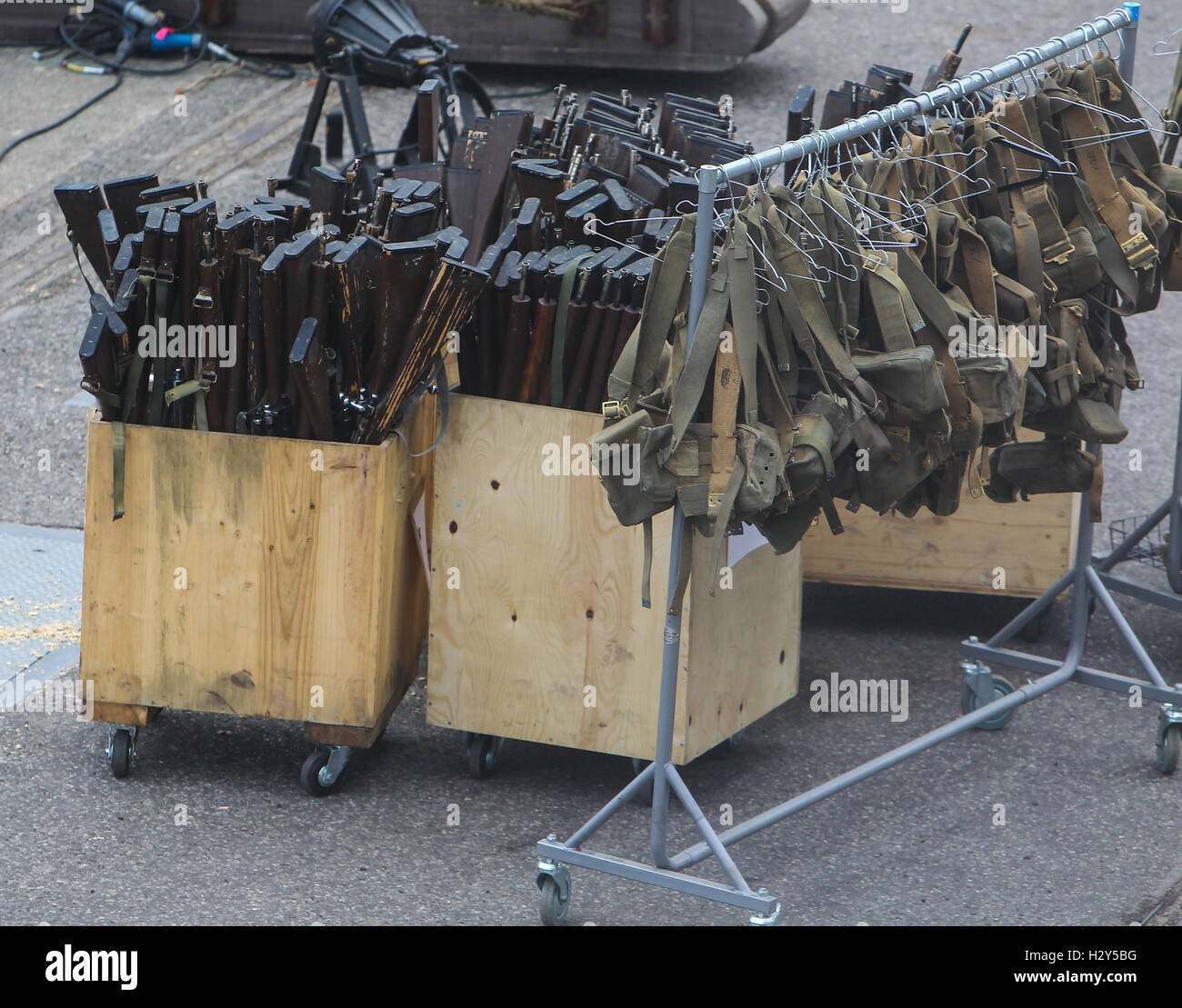 Christopher Nolan continue de filmer le film "unkirk» à Weymouth Harbour comprend : Atmosphère Où : Weymouth, Royaume-Uni 28 Juillet 2016 Quand : Banque D'Images