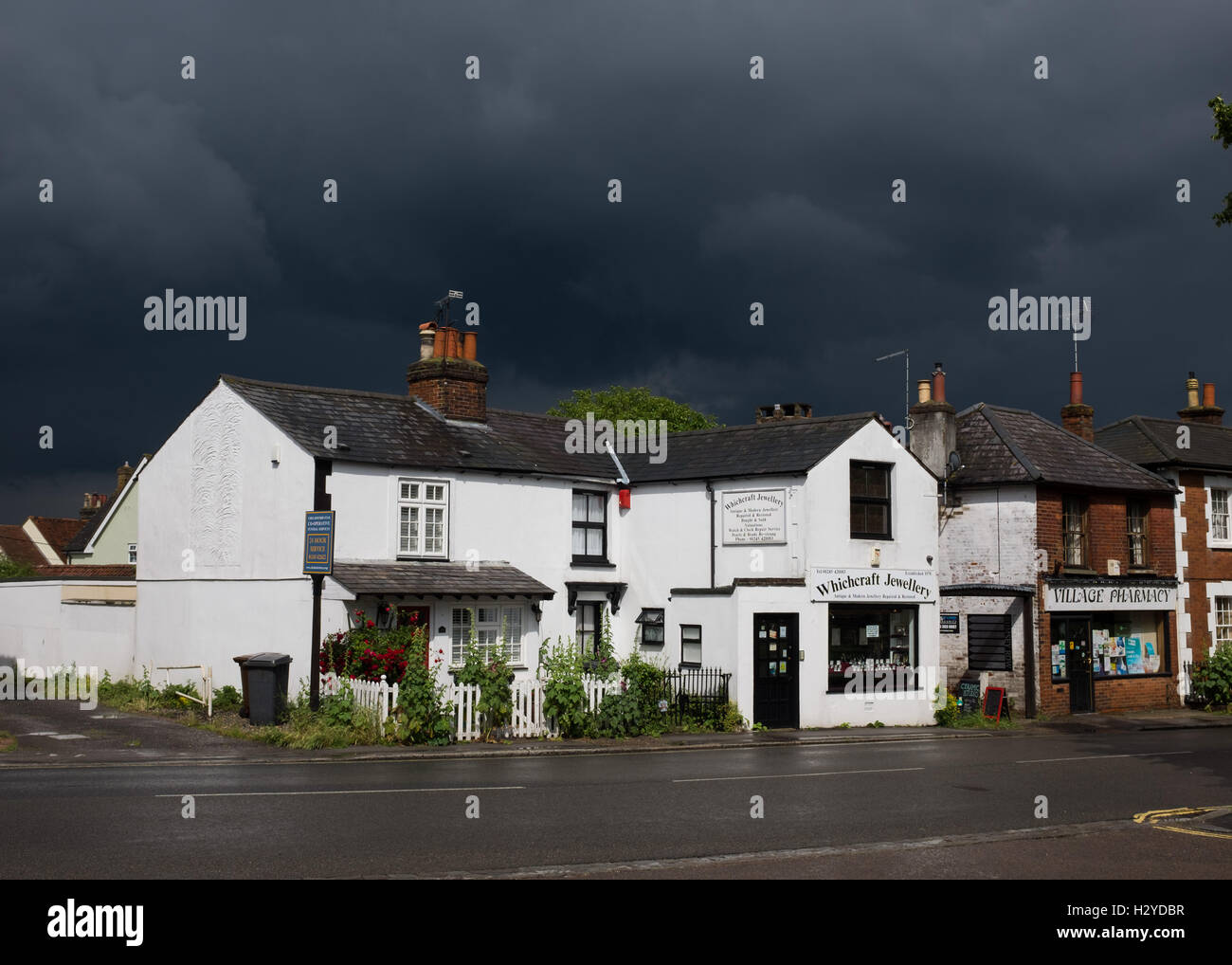 Orage en Essex, Angleterre Banque D'Images