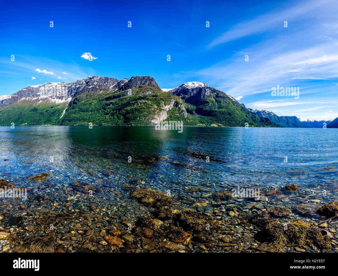 Belle Nature Norvège paysage naturel. Banque D'Images