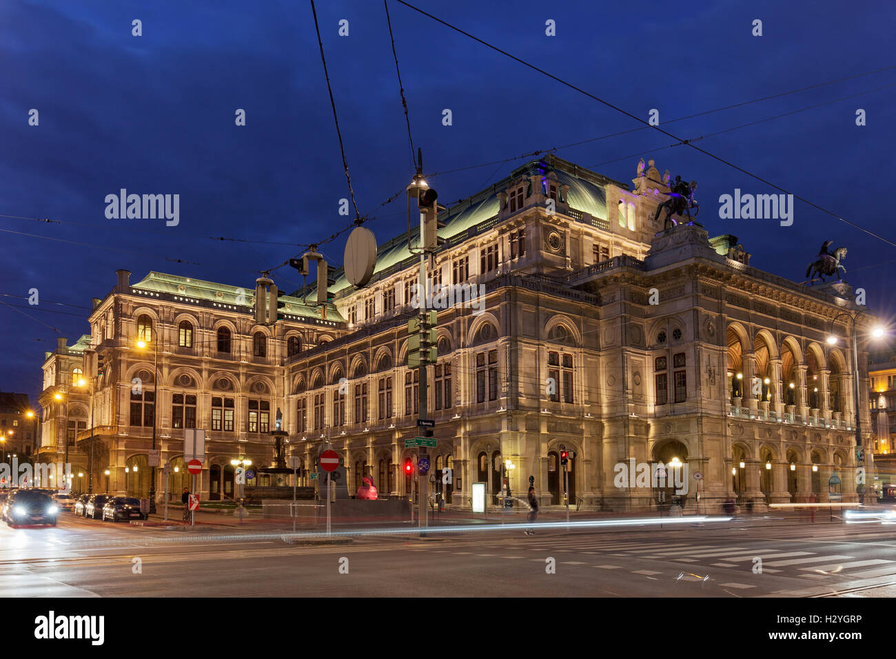 Opéra d'État de Vienne, Wiener Ringstrasse, 1er arrondissement, Vienne, Autriche Banque D'Images