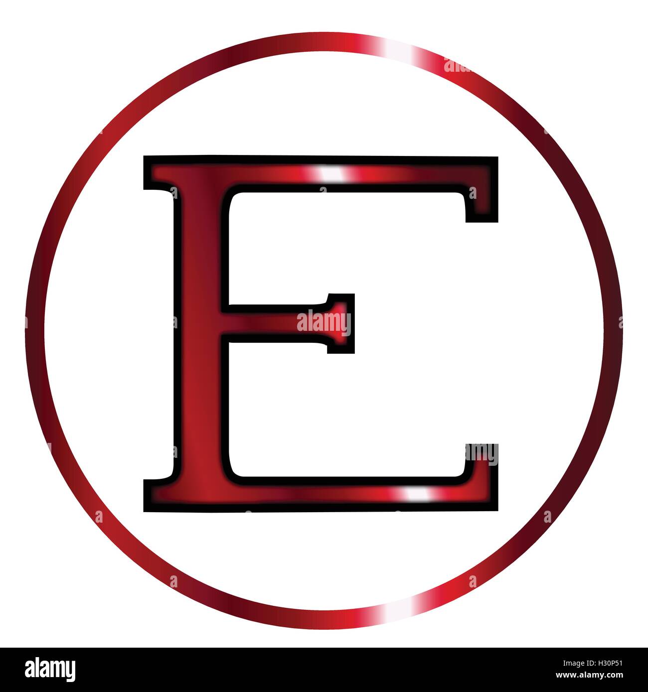 Epsilon une lettre de l'alphabet grec isolé sur un fond blanc. Illustration de Vecteur Epsilon une lettre de l'alphabet grec isolé sur un fond blanc. Illustration de Vecteur