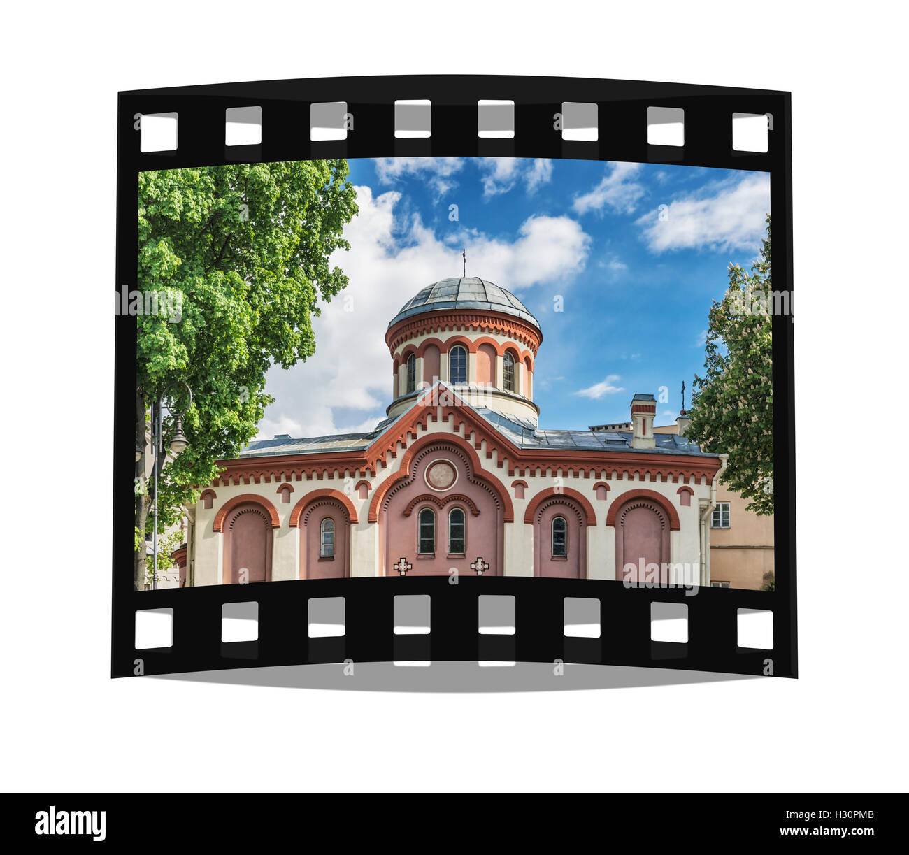 L'église Saint Paraskeva est une église orthodoxe russe dans la vieille ville de Vilnius, Lituanie, Pays Baltes, Europe Banque D'Images