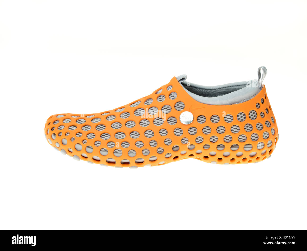 Chaussures de sport Nike ZVEZDOCHKA par le designer industriel Marc Newson Banque D'Images