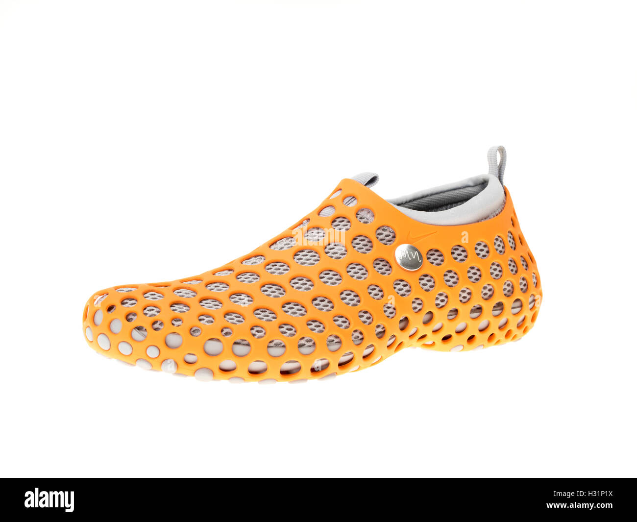 Chaussures de sport Nike ZVEZDOCHKA par le designer industriel Marc Newson Banque D'Images
