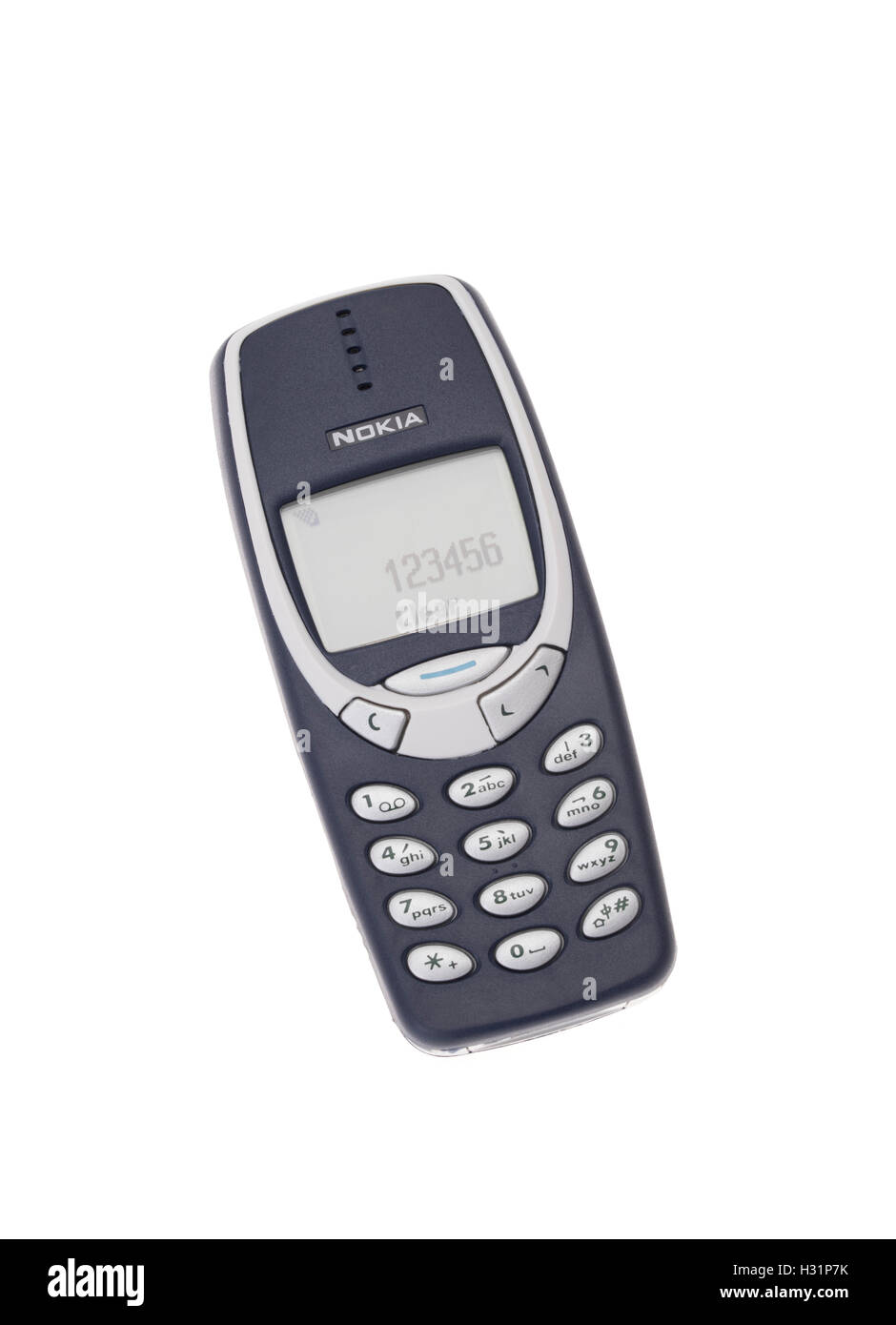Nokia 3310 Téléphone portable GSM 2000 parution Banque D'Images