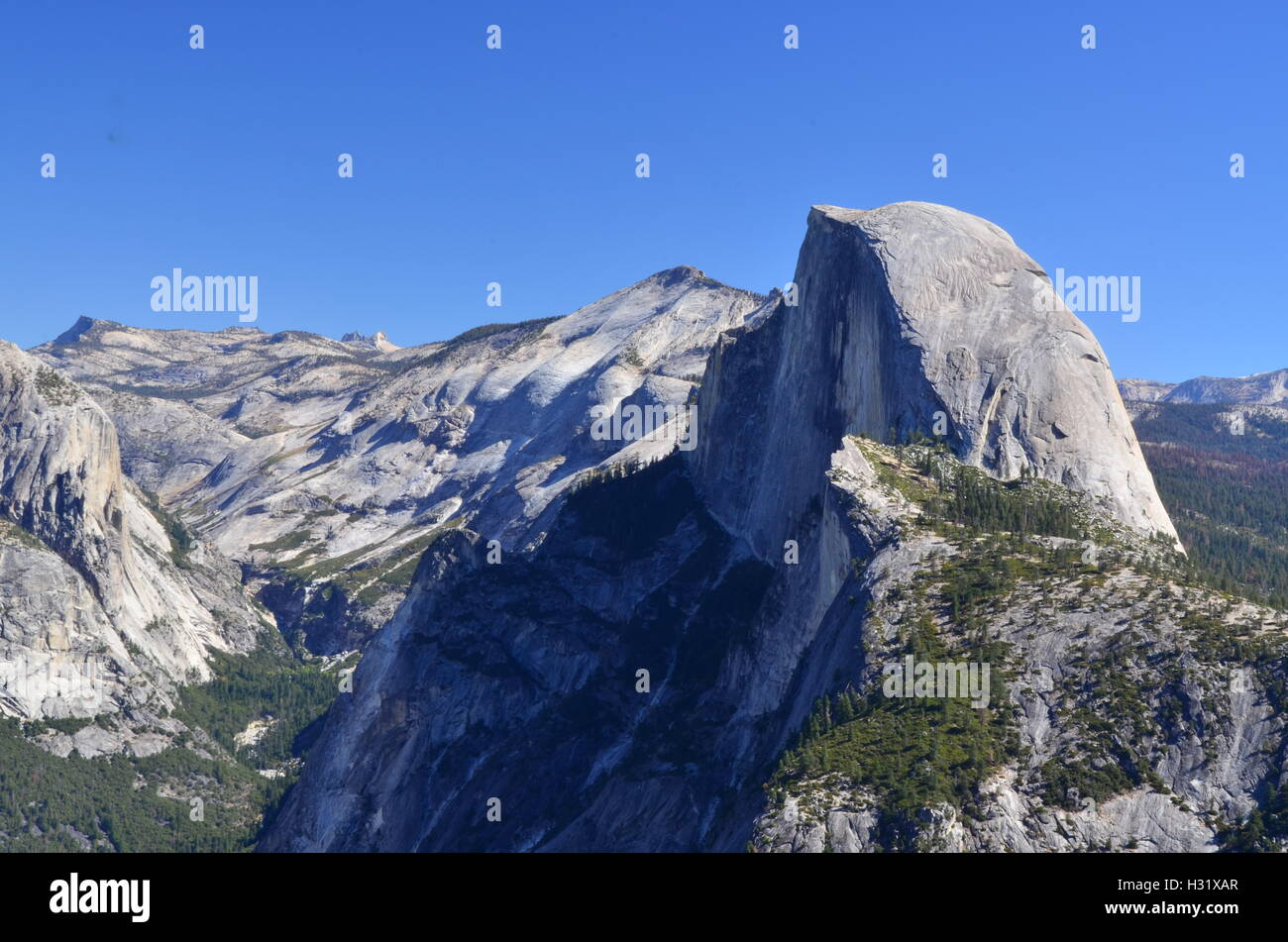Demi Dôme à Yosemite National Park Banque D'Images