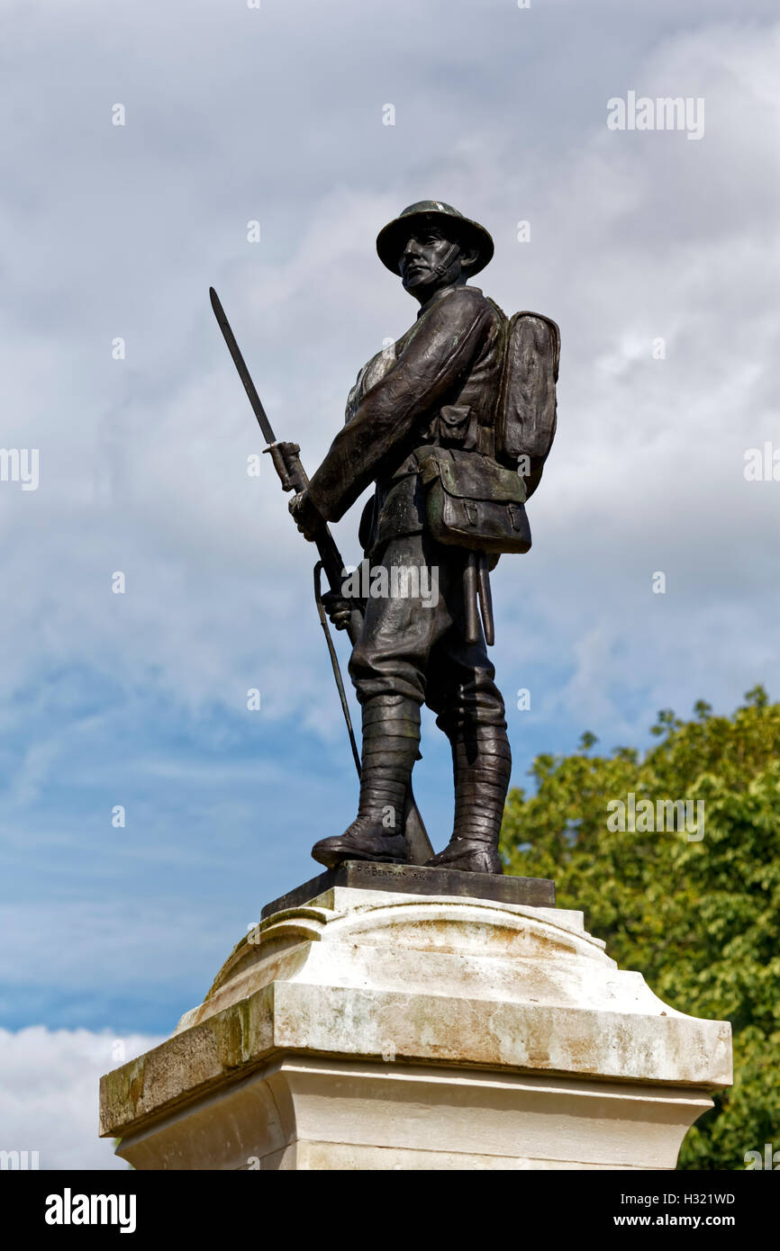 Trowbridge Town Park War Memorial, Wiltshire, Royaume-Uni. Banque D'Images