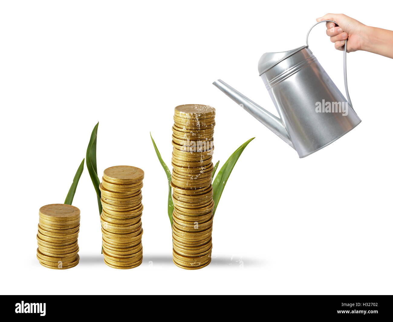 La croissance de l'économie Banque D'Images