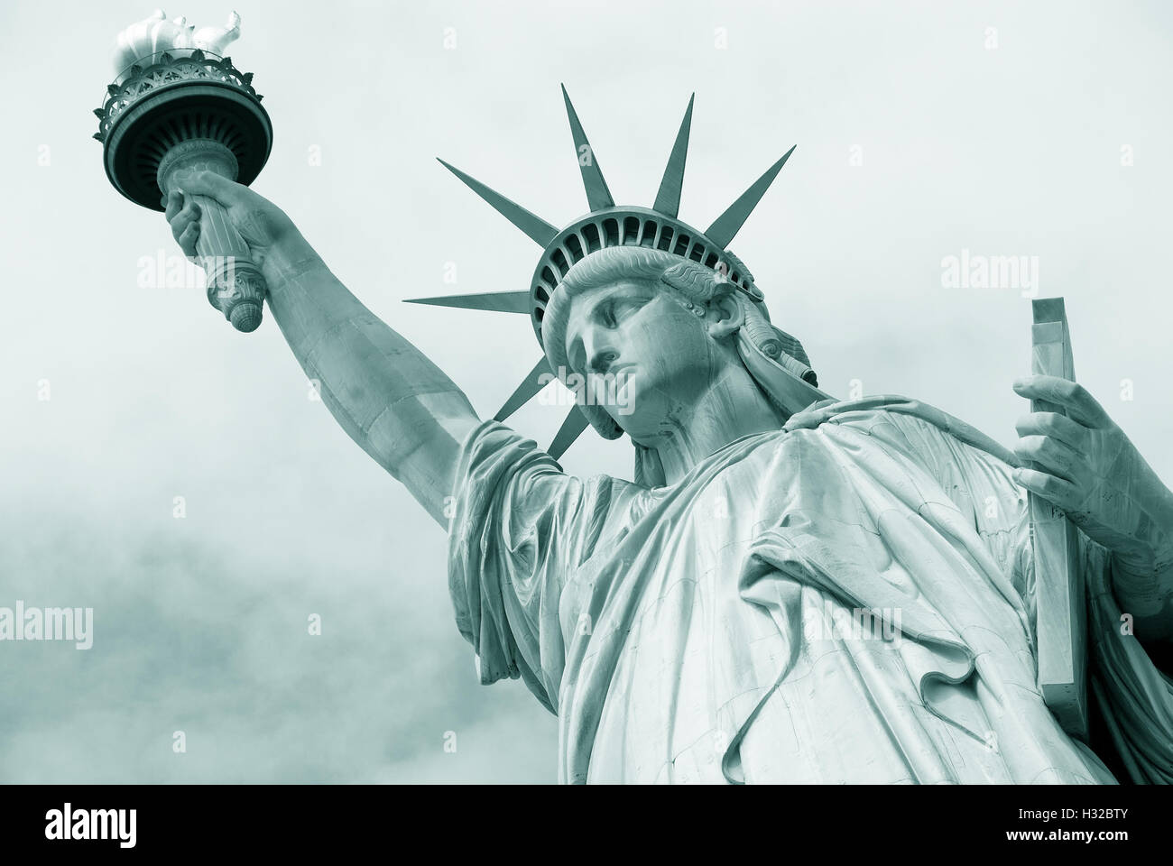 Symbole de l'Amérique - Statue de la liberté. New York, USA. Banque D'Images