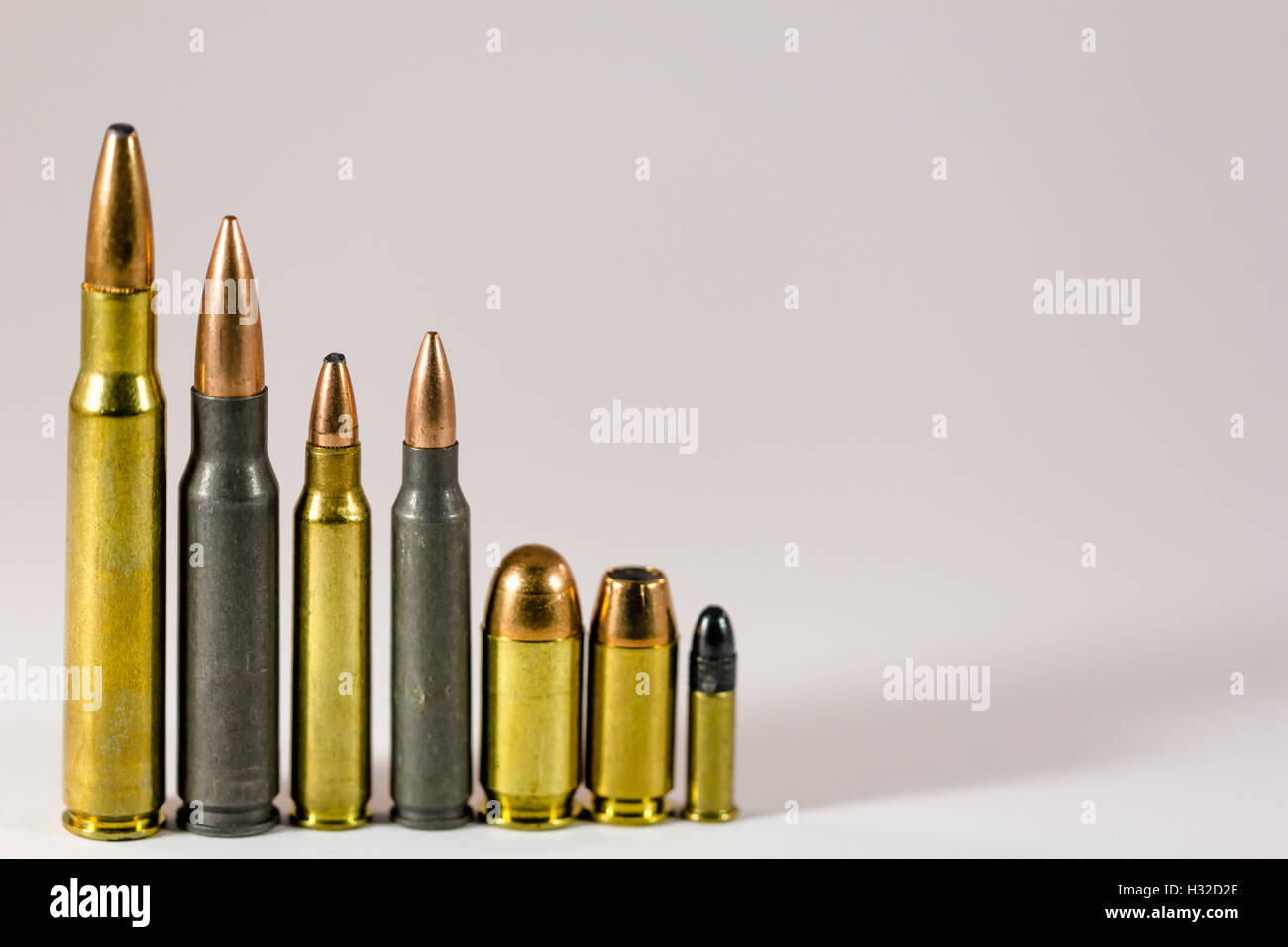 Dispositions diverses munitions Banque D'Images