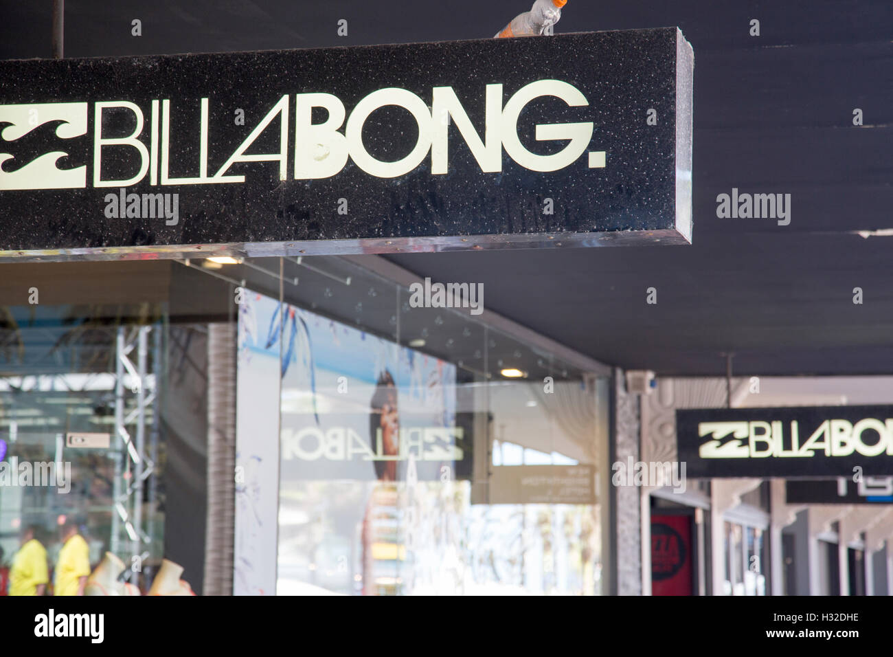 Billabong store shop à Manly Beach, Sydney, Australie la vente de surf et de sport. Banque D'Images