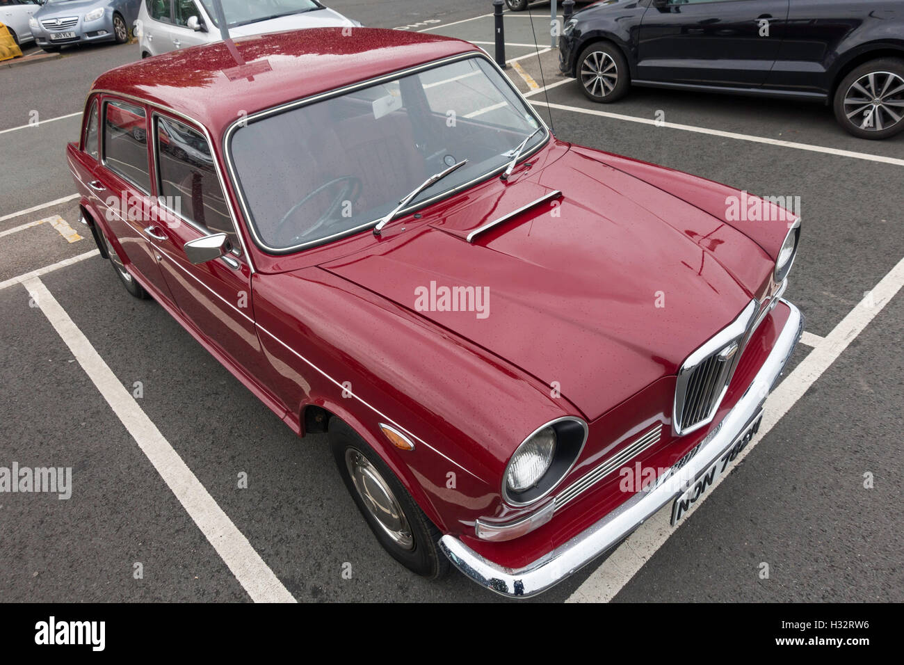 1974 Wolsley 1800 grande berline familiale maroon Banque D'Images