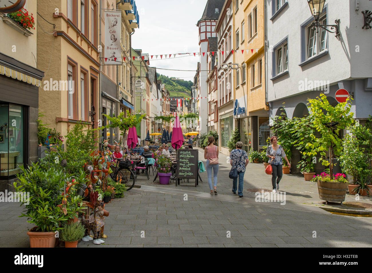 Balduinstrasse, Zell, Rhénanie-Palatinat, Allemagne Banque D'Images