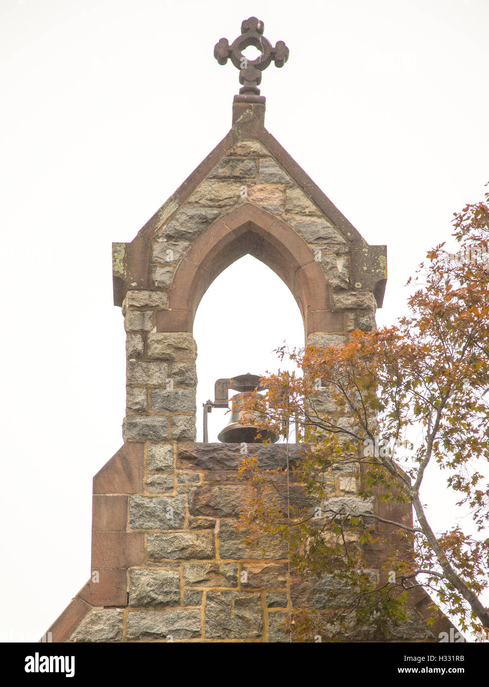 Cloche de l'église en haut d'une église Banque D'Images