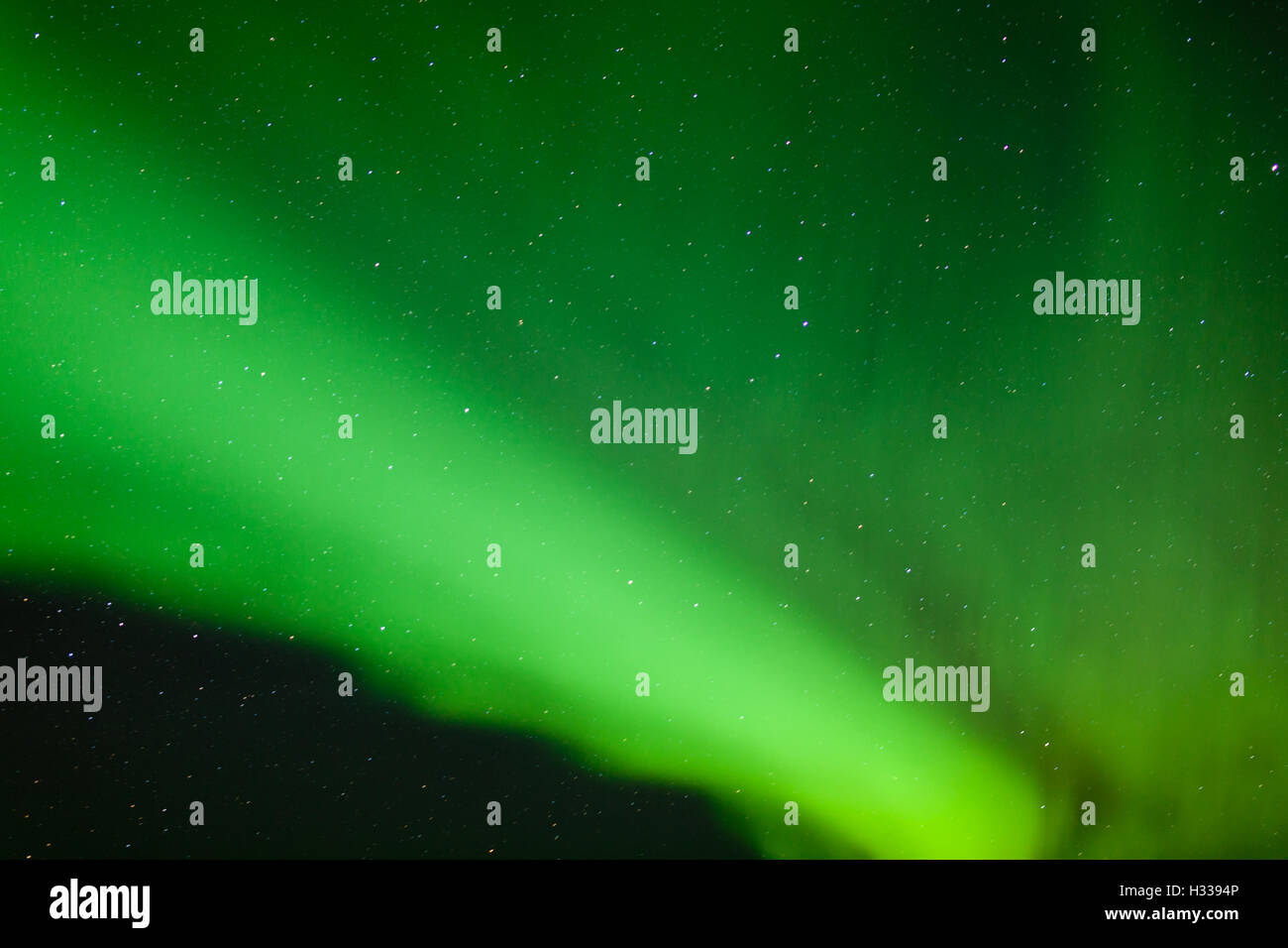 Aurora Borealis vert nuit fond nature Banque D'Images Aurora Borealis vert nuit fond nature Banque D'Images