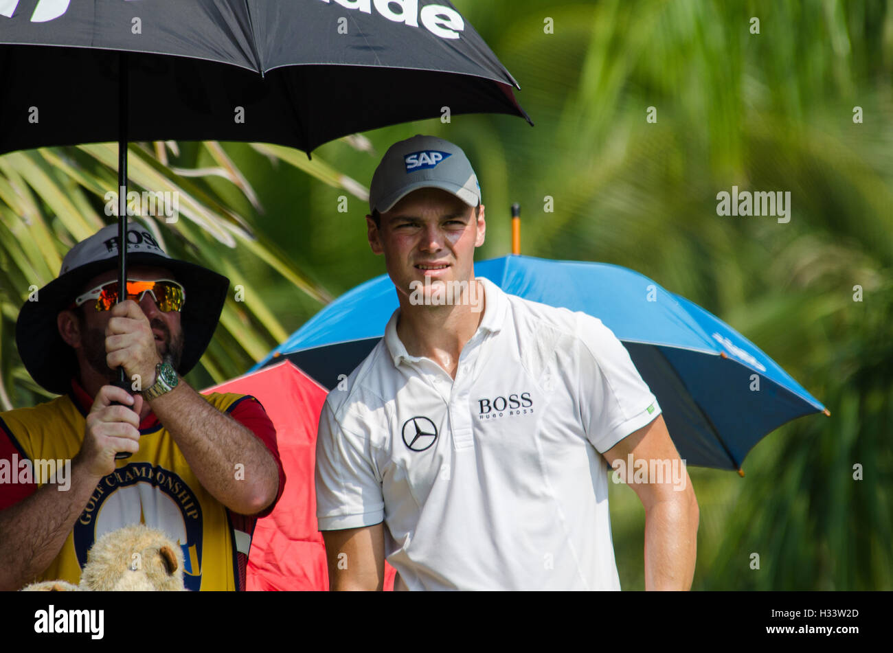 Bangkok - 13 DÉCEMBRE : Martin Kaymer d'Allemagne player en Thaïlande Golf Championship 2015 à Amata Spring Country Club le Dece Banque D'Images
