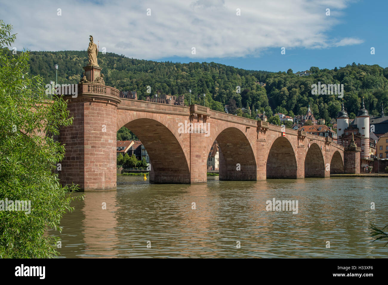 Karl Theodor Brucke, Heidelberg, Bade-Wurtemberg, Allemagne Banque D'Images