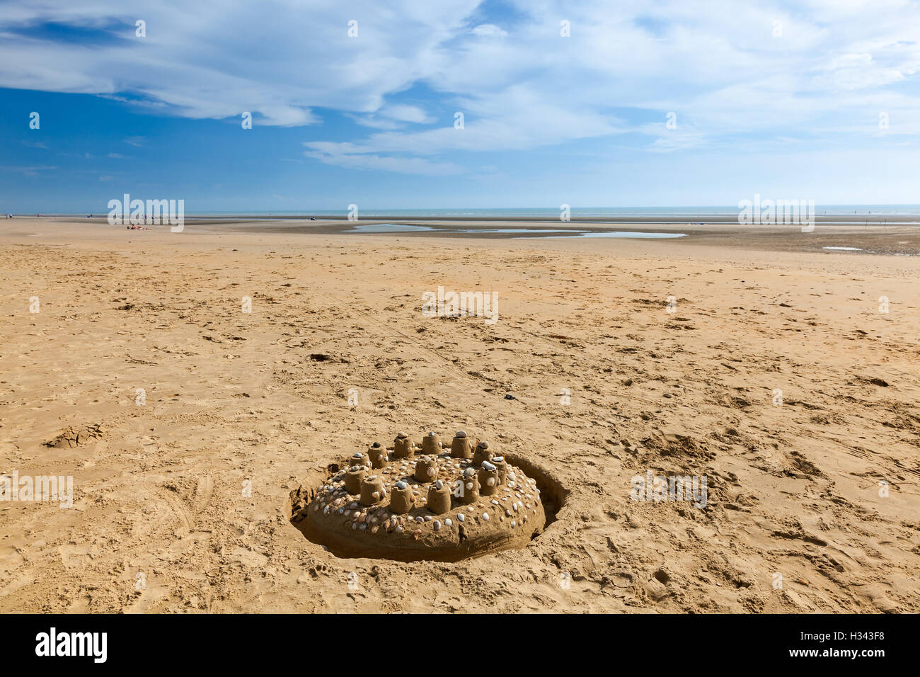 Plage de sable doré à Camber Sands East Sussex England UK Europe Banque D'Images