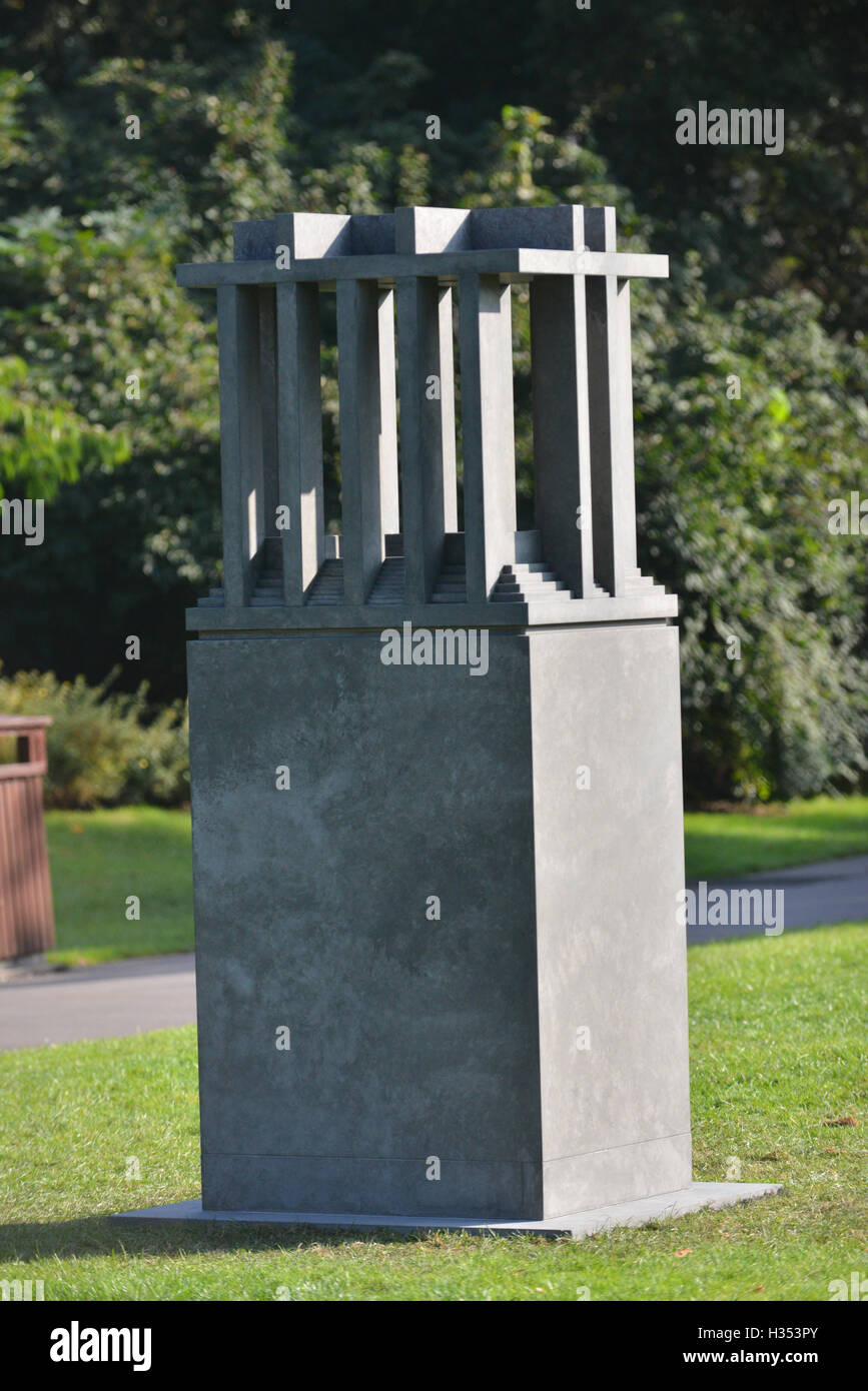 Regents Park, London, UK. 4e octobre 2016. Renato Nicolodi-Omnium memoria I. 2016. Sculptures à la Frieze Art Sculpture Park à Regents Park. Crédit : Matthieu Chattle/Alamy Live News Banque D'Images