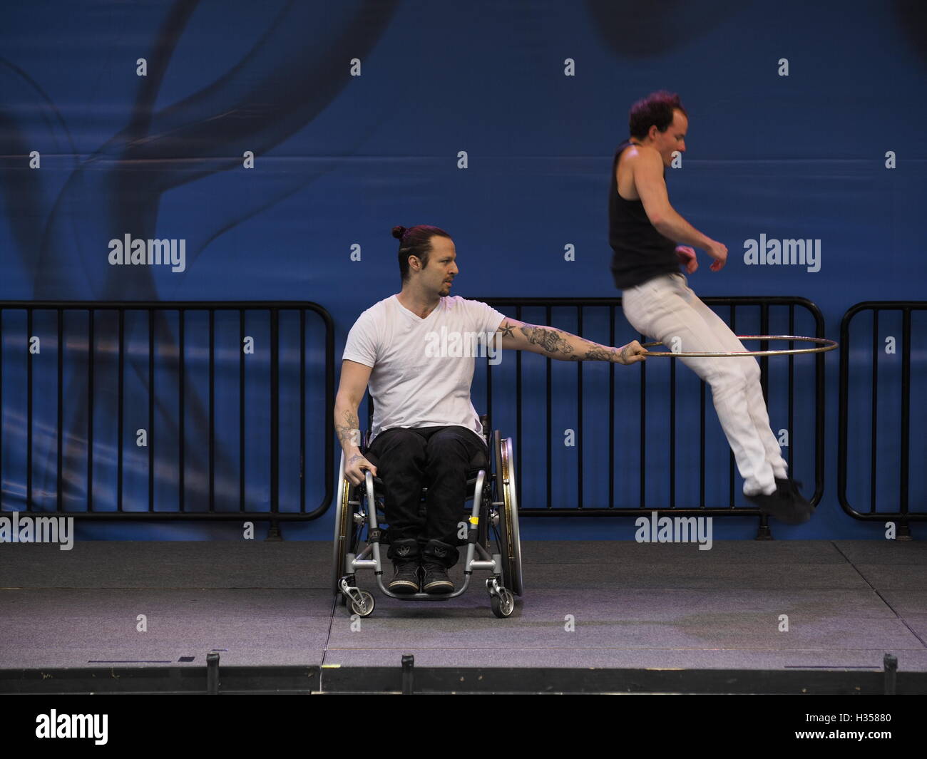 Melbourne, Australie. 05Th Oct, 2016. L'équipe paralympique australien Bienvenue Accueil célébration à Melbourne. Credit : PhotoAbility/Alamy Live News Banque D'Images