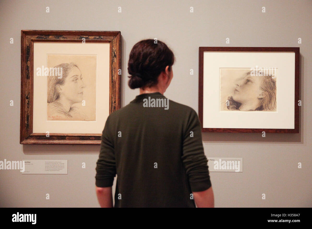 National Portrait Gallery, Londres, Grande-Bretagne, 5 Oct 2016. Portraits de Picasso à la National Portrait Gallery se concentre sur ses portraits de personnes qu'il connaissait. Credit : Dinendra Haria/Alamy Live News Banque D'Images