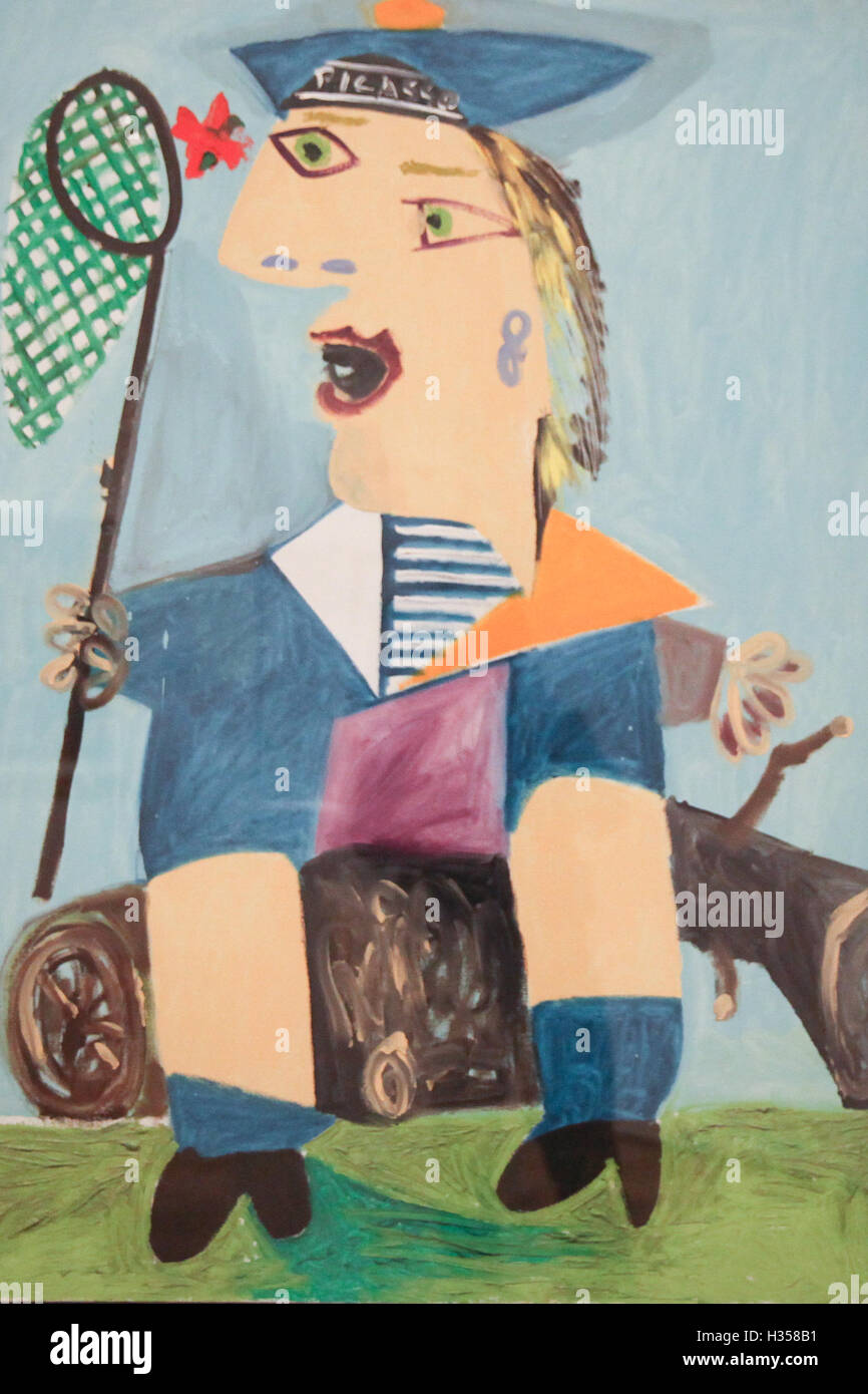 National Portrait Gallery, Londres, Grande-Bretagne, 5 Oct 2016. Maria dans un costume de marin 1938. Portraits de Picasso à la National Portrait Gallery se concentre sur ses portraits de personnes qu'il connaissait. Credit : Dinendra Haria/Alamy Live News Banque D'Images