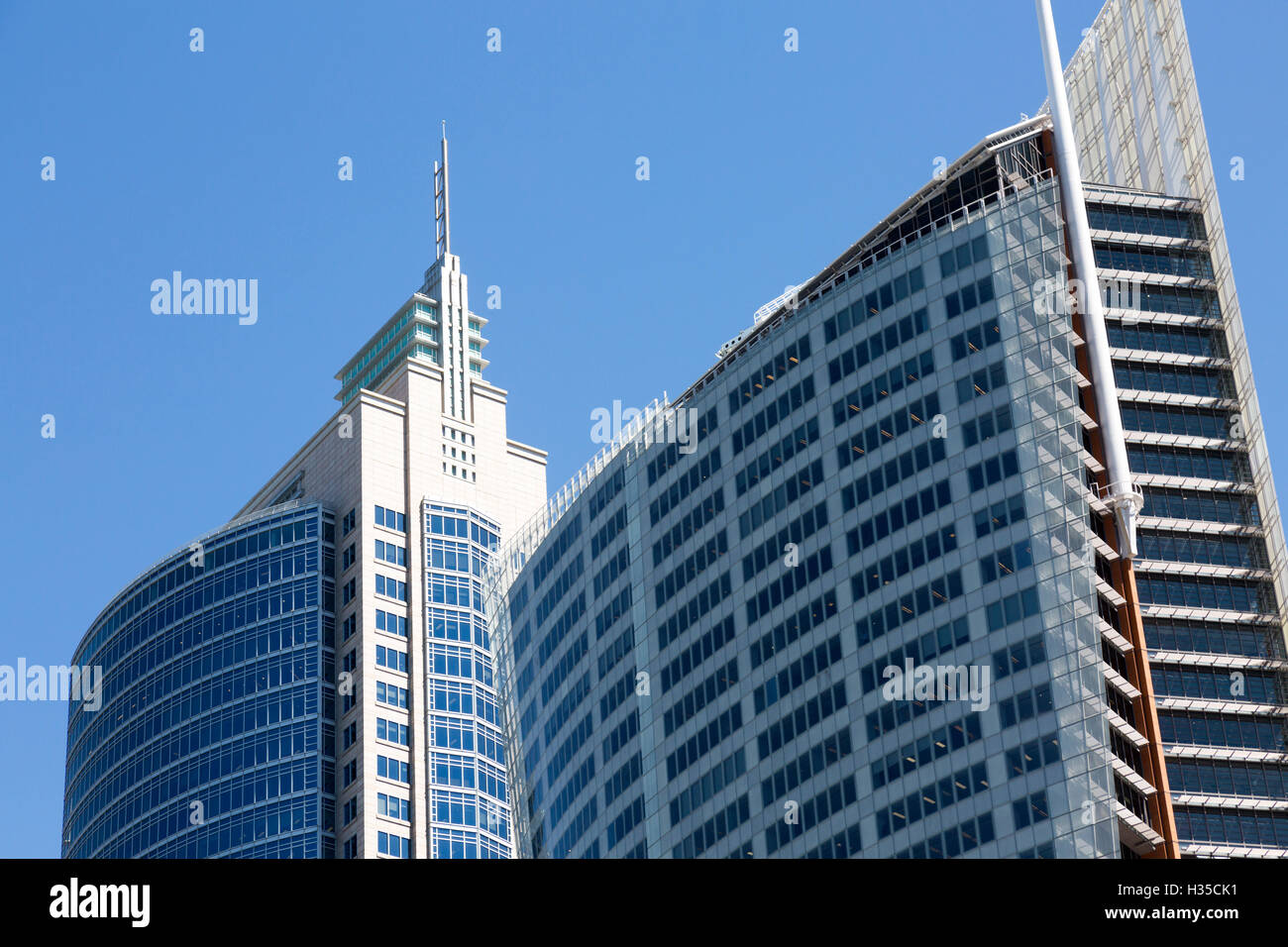 Sydney Chifley tower et Aurora place des tours à bureaux, de gratte-ciel dans le CBD de Sydney,Australie, Banque D'Images