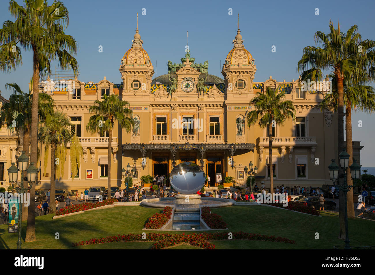 Casino, Place du Casino, Monaco, Europe Banque D'Images