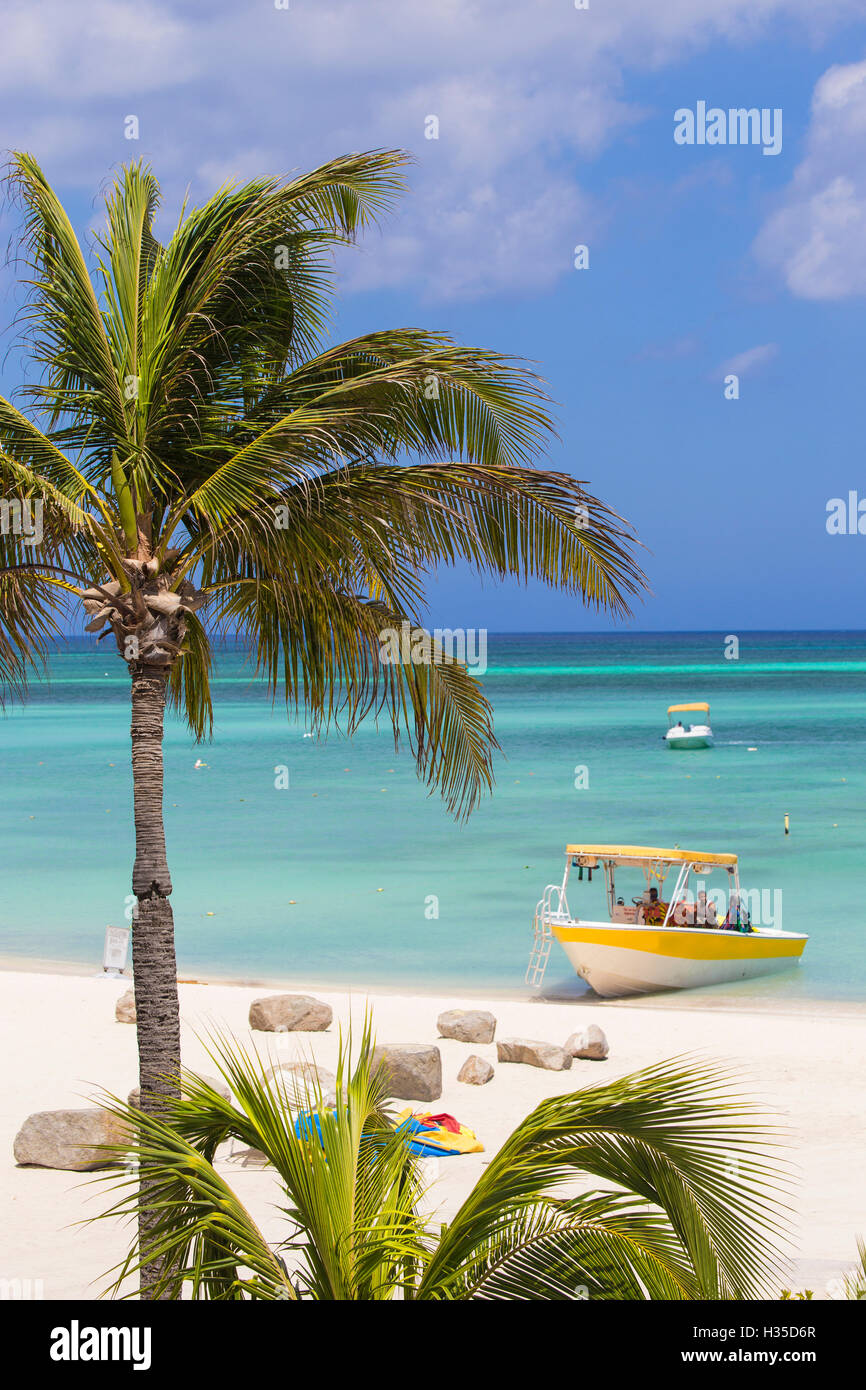 Palm Beach, Aruba, Antilles néerlandaises, Amérique Banque D'Images