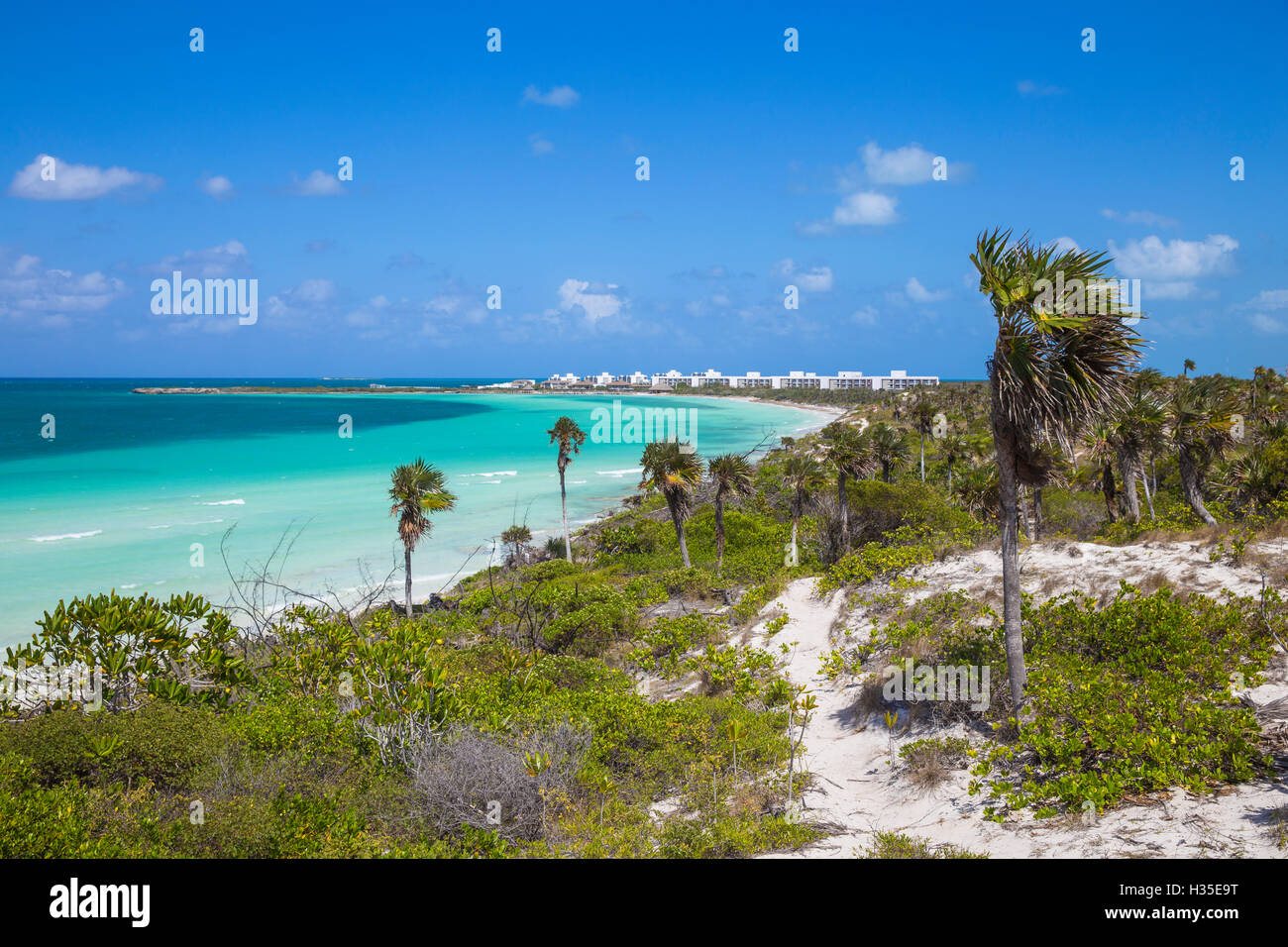 Playa Pilar, Cayo Guillermo, Jardines del Rey, province de Ciego de Avila, Cuba, Antilles, Caraïbes Banque D'Images