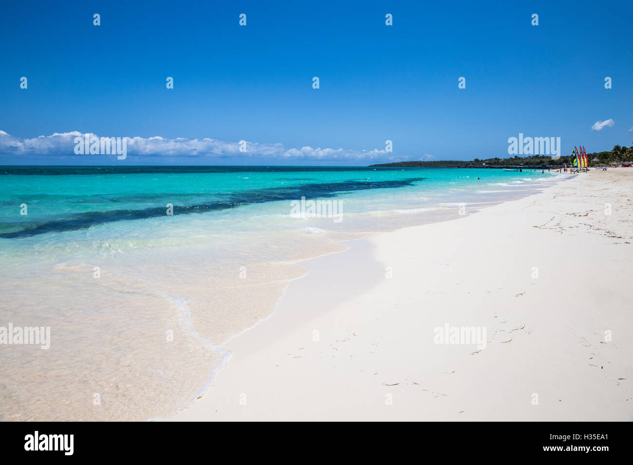 Playa Esmeralda, Holguín, Cuba, Antilles, Caraïbes Banque D'Images
