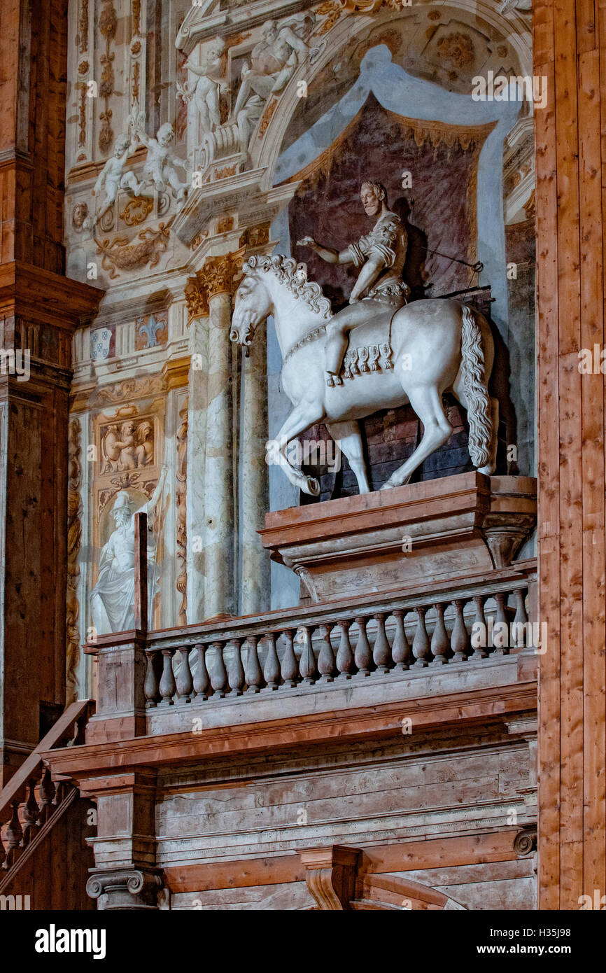 Italie Emilie Romagne Parme Museum pôle de la Pilotta - le Théâtre Farnese Banque D'Images