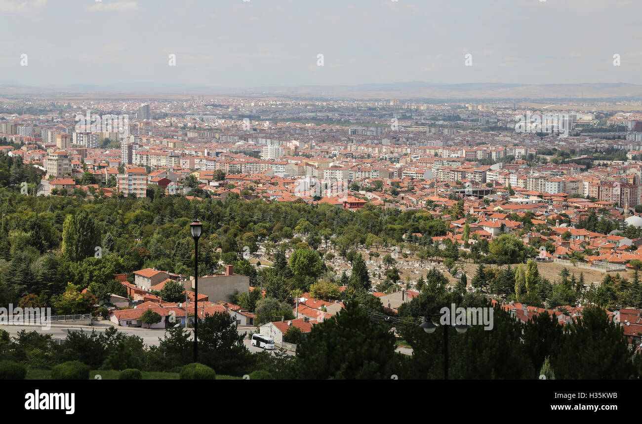 Le paysage urbain de l'antenne Ville d'Eskisehir en Turquie Banque D'Images