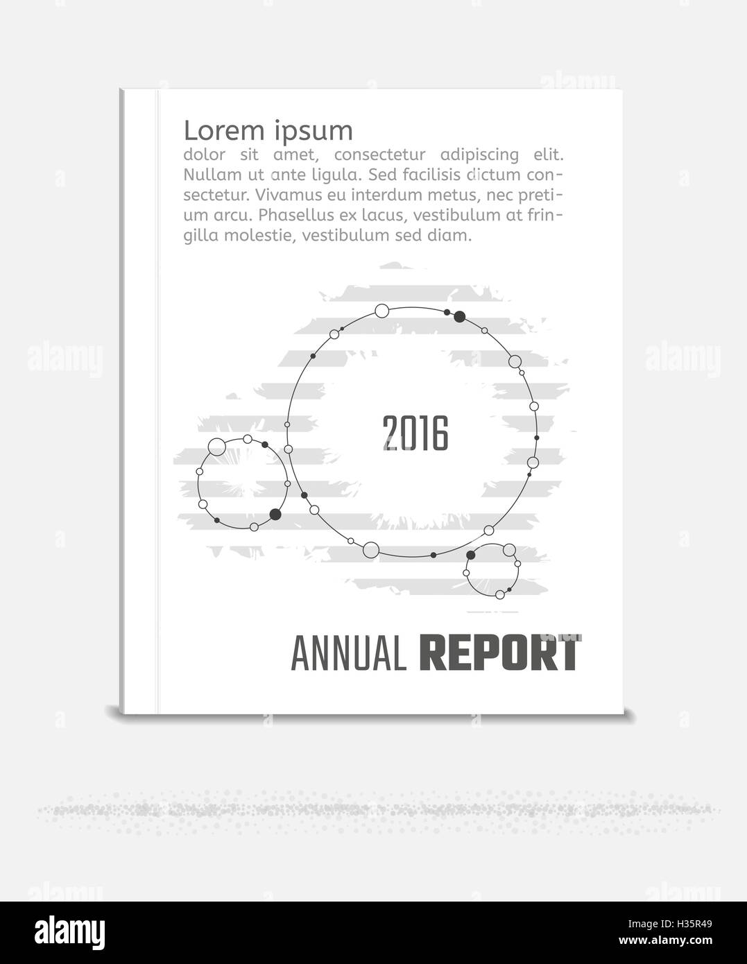 Rapport annuel brochure Illustration de Vecteur