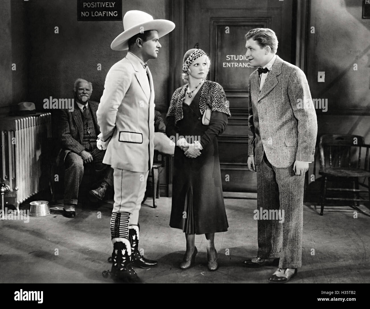 Faire de MOI UNE ÉTOILE 1932 Paramount film avec de gauche Buddy Roosevelt, Polly Walters, Stuart Erwin Banque D'Images